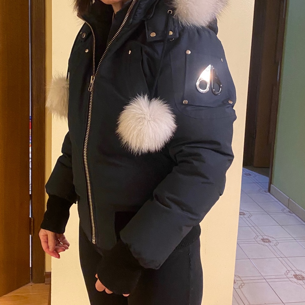 Authentic moose knuckles Debbie bomber jacket